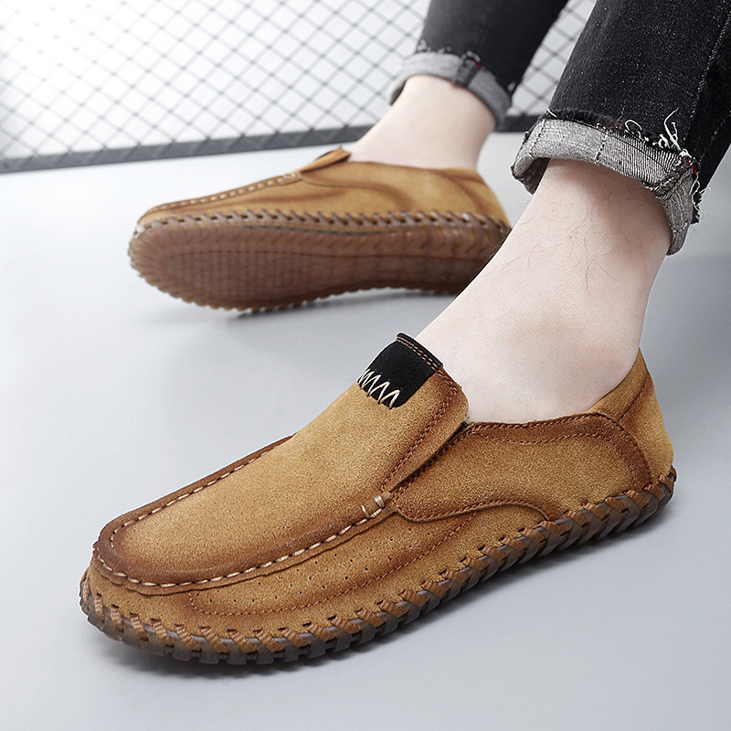🔥New Sale 70% OFF⏰ Men's Casual Orthopedic Shoes Breathable Sneakers Loafers Walking Shoes Hand Made Lace-Up Leather Dress Flats Shoes