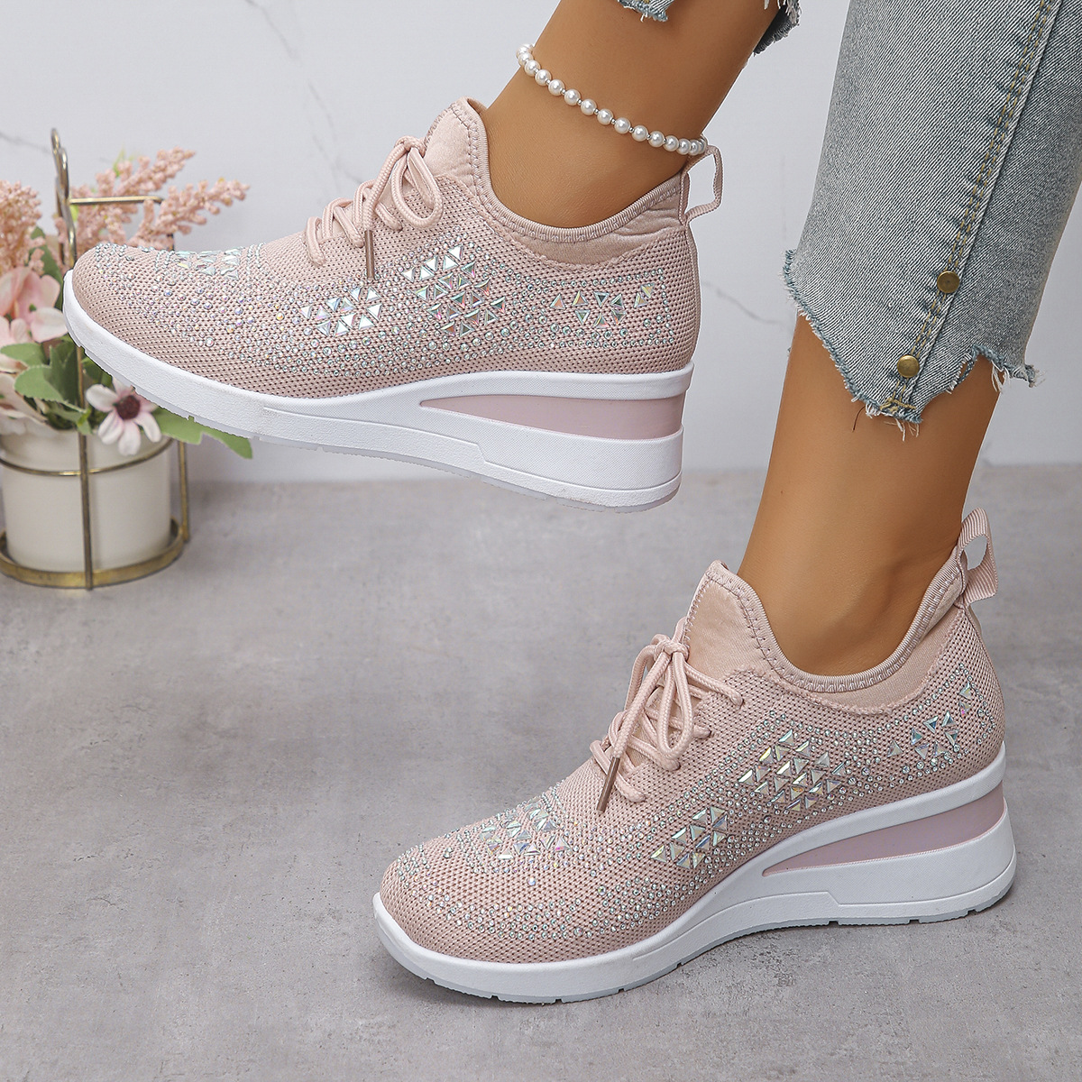 🔥Last day of sale! 30% off!🔥 - 2026 New Women's Comfortable, Breathable Knitted Fashion Casual Shoes
