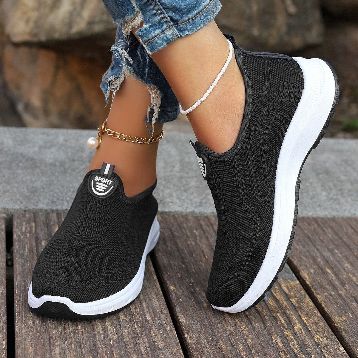 🔥Last day of sale, 70% OFF🔥 - 2026 New Women's Comfortable and Breathable Knitted Sneakers
