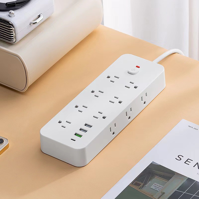 ⚡16-in-1 Power Strip with Switch & Surge Protection,ETL Listed Fireproof Power Strip