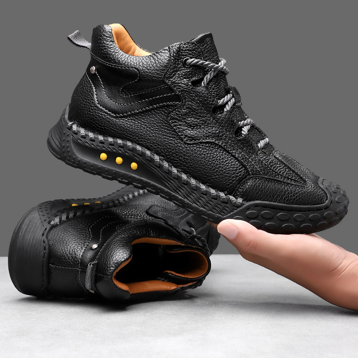 ⏰ 50% off - Men's Genuine Leather Non-Slip Orthopedic Hiking Boots