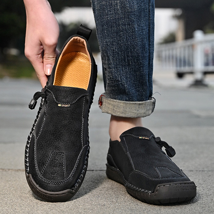 ⏰ 50% Off - Men's Genuine Leather Non-Slip Orthopedic Loafers