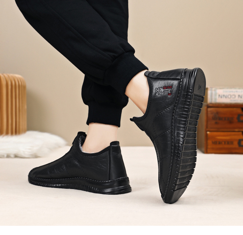 🔥Last Day! 60% Off🔥 Outdoor non-slip, comfortable arch support walking shoes, comfortable orthopedic leather boots, warm and insulated snow boots
