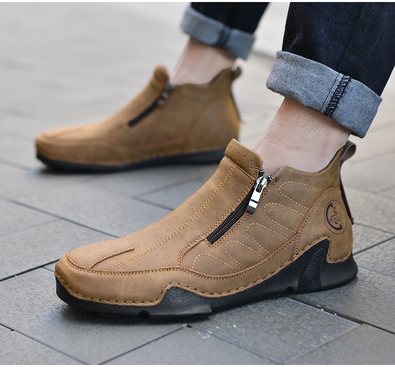 ⏰ 50% off - New Autumn/Winter Men's Genuine Leather Non-Slip Outdoor Orthopedic Shoes