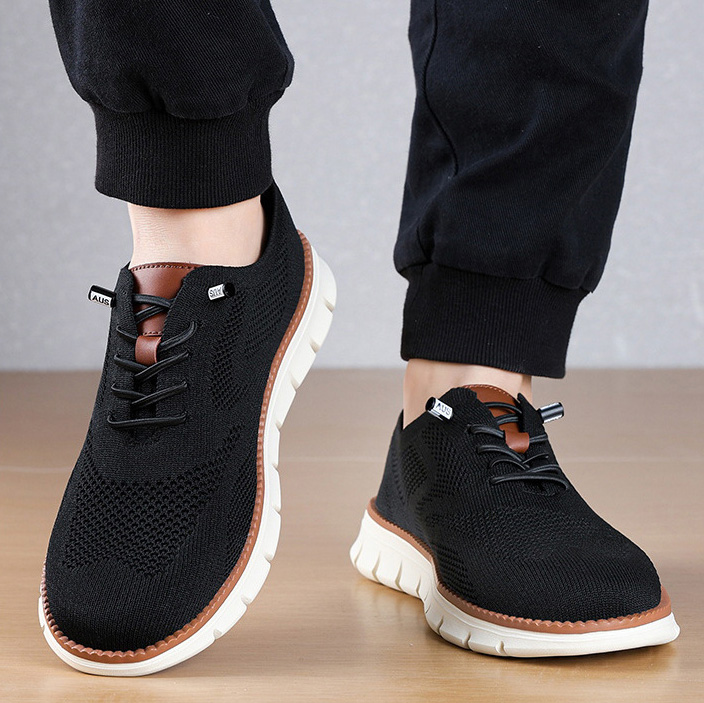🔥Last day! 60% off!🔥 Men's lightweight, breathable, knitted casual sports shoes, comfortable orthopedic walking shoes