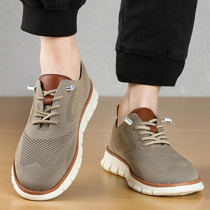 🔥Last day! 60% off!🔥 Men's lightweight, breathable, knitted casual sports shoes, comfortable orthopedic walking shoes