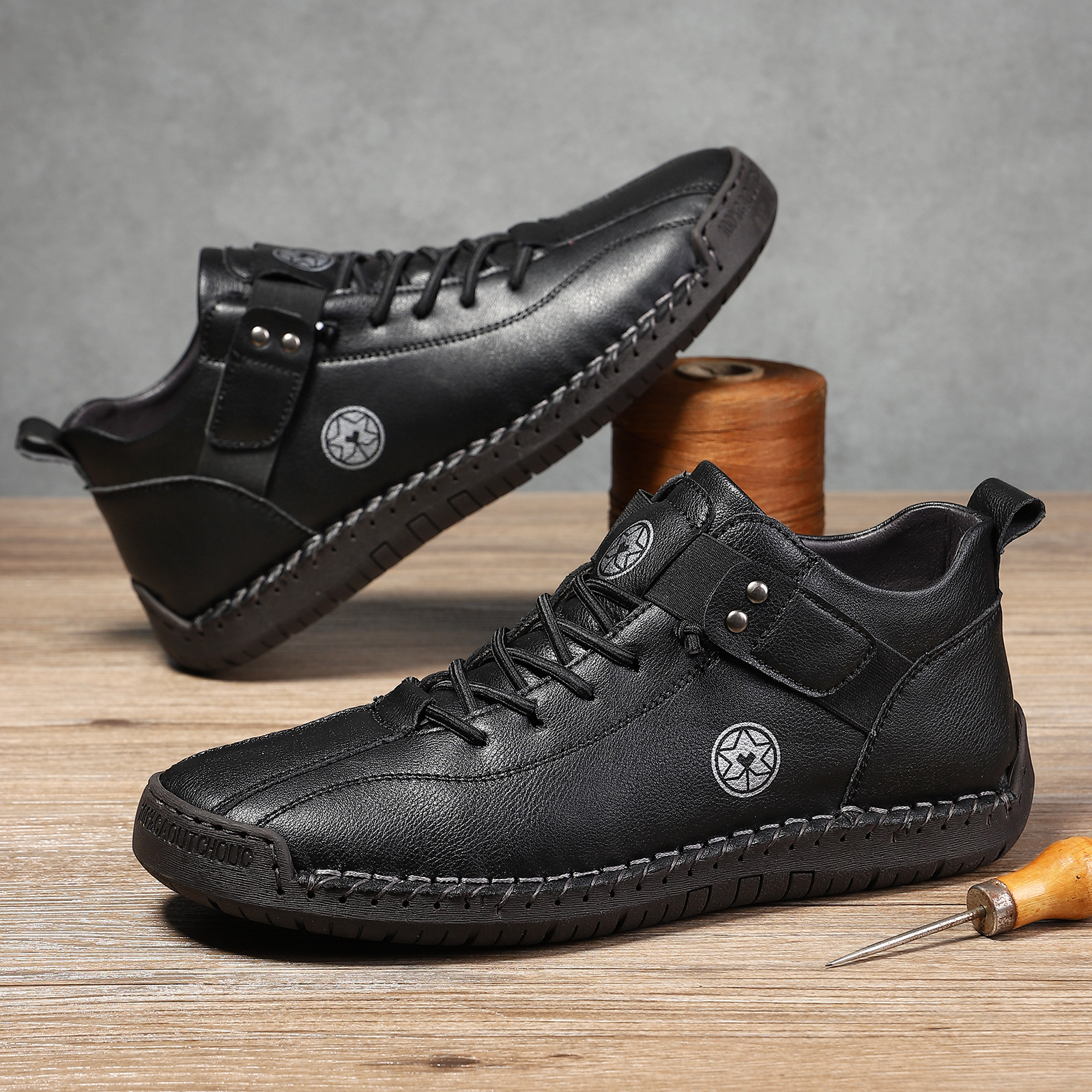 🔥Last day! 70% off!🔥 Men's Arch Support Handmade Leather Shoes - Effectively relieves plantar fasciitis, foot and heel pain