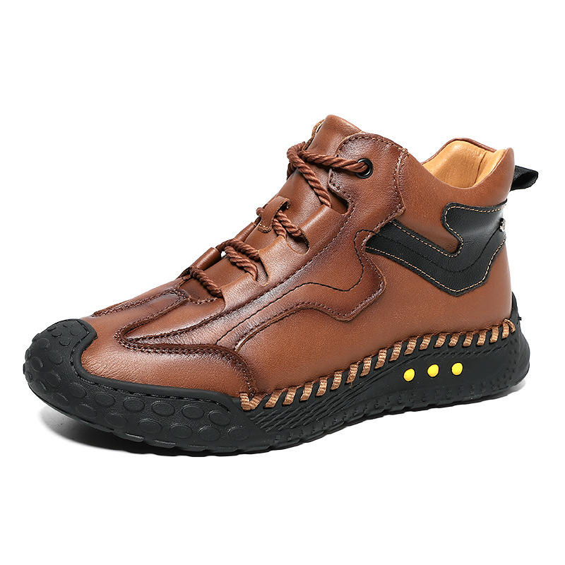 ⏰ 50% off - Men's Genuine Leather Non-Slip Orthopedic Hiking Boots