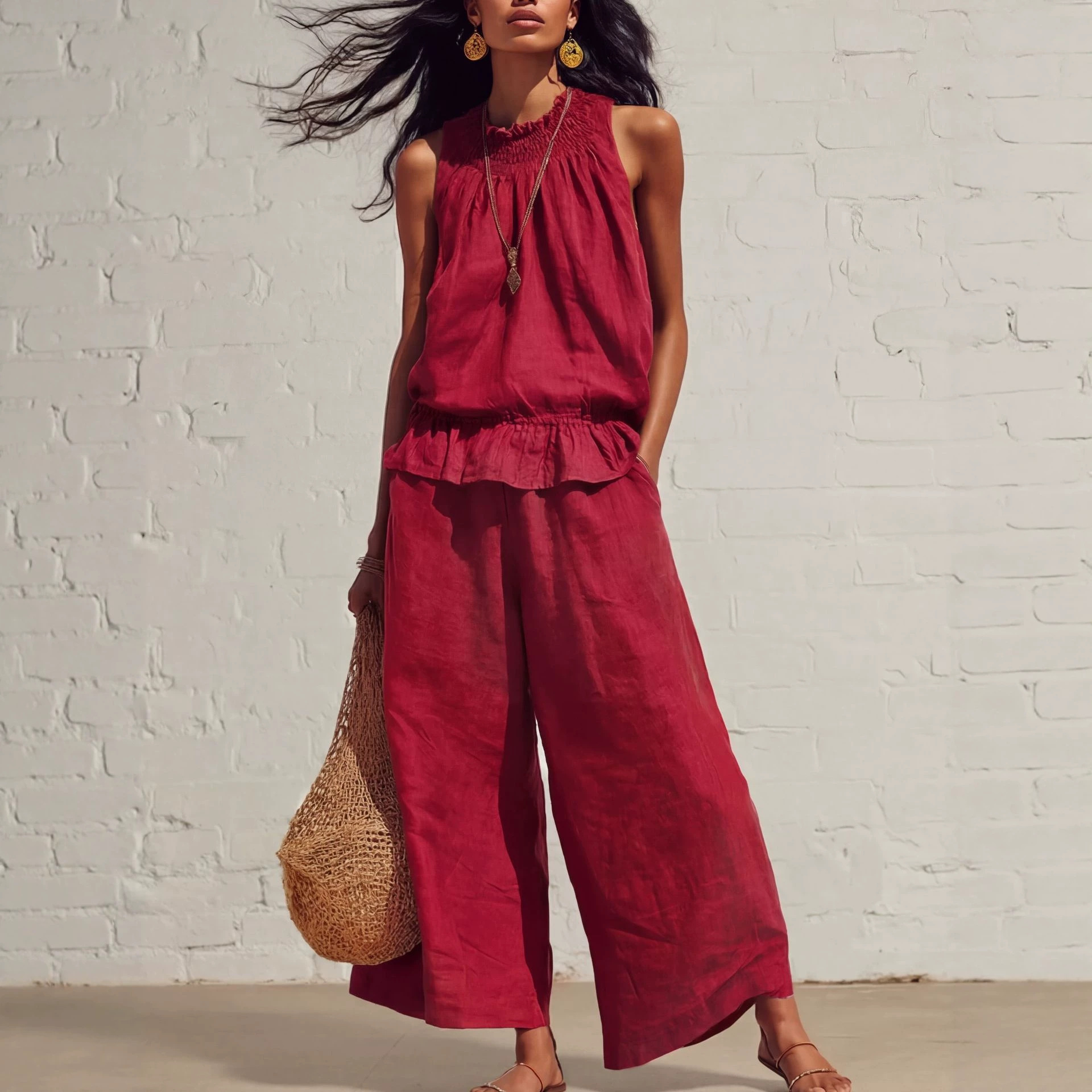 Women's Breathable Casual Summer Two-Piece Outfit