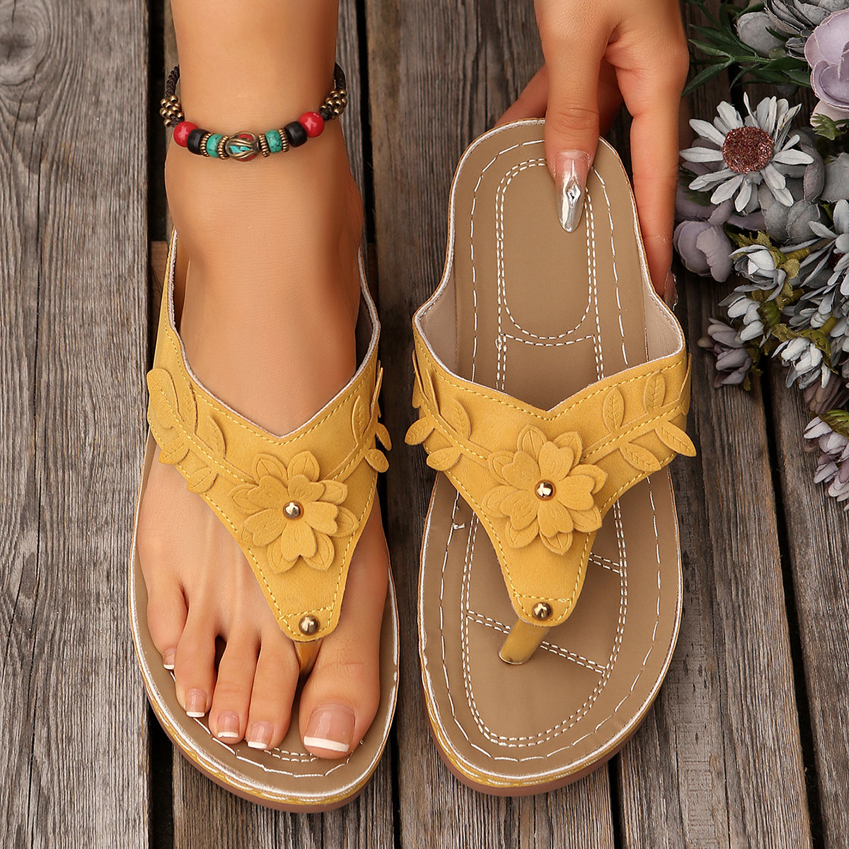 New Summer Women's Toe-Post Sandals: Soft Soles for All-Day Comfort