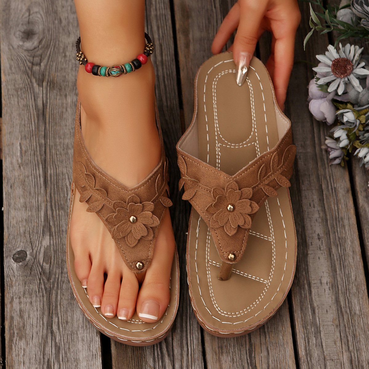 New Summer Women's Toe-Post Sandals: Soft Soles for All-Day Comfort