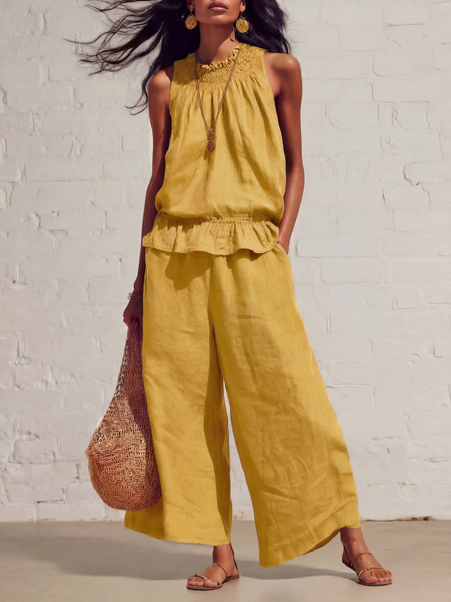 Women's Breathable Casual Summer Two-Piece Outfit