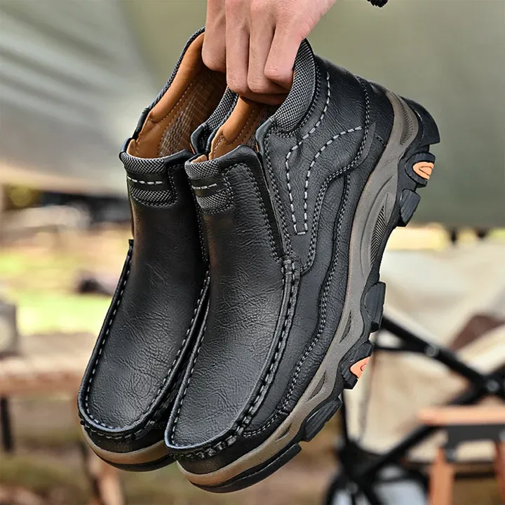⏰Last day 60% OFF - 2025 Hot selling men's casual thick-soled non-slip orthopedic leather boots