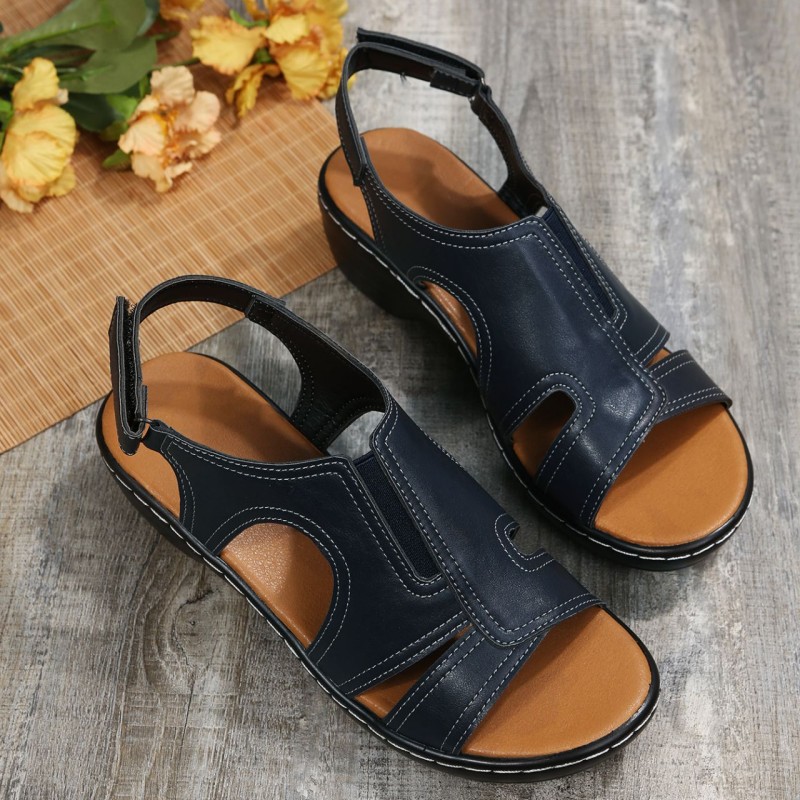2025 Womens Premium Leather Arch Support Orthopedic Sandals