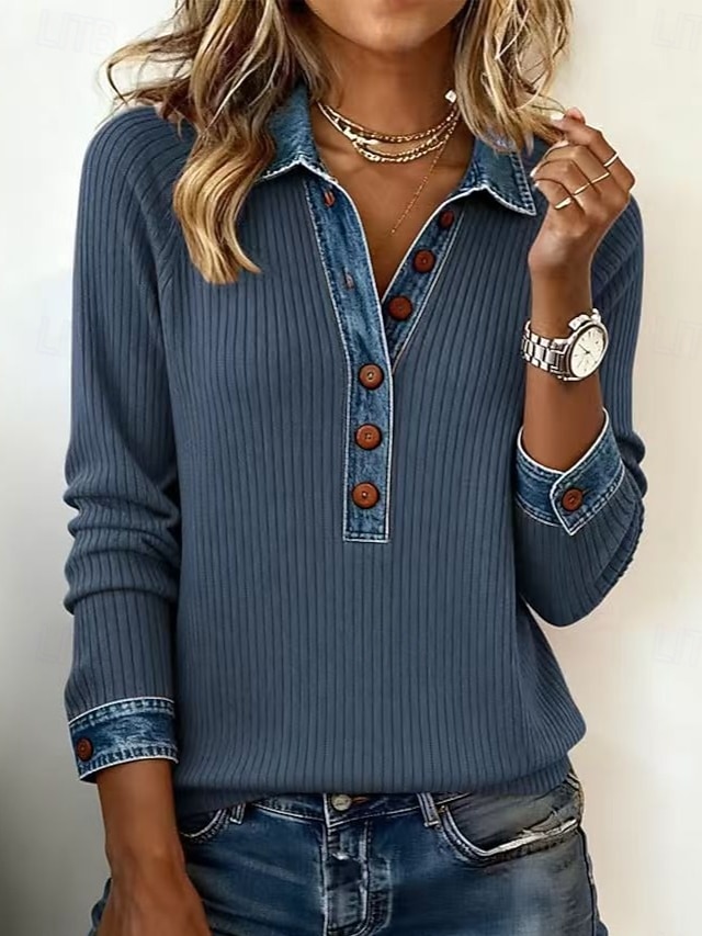 Women's Hoodies Elegant Punk Active Long Sleeve Lapel Regular Tops Home Work Street Blue Black Orange Green khaki Spring Fall Winter