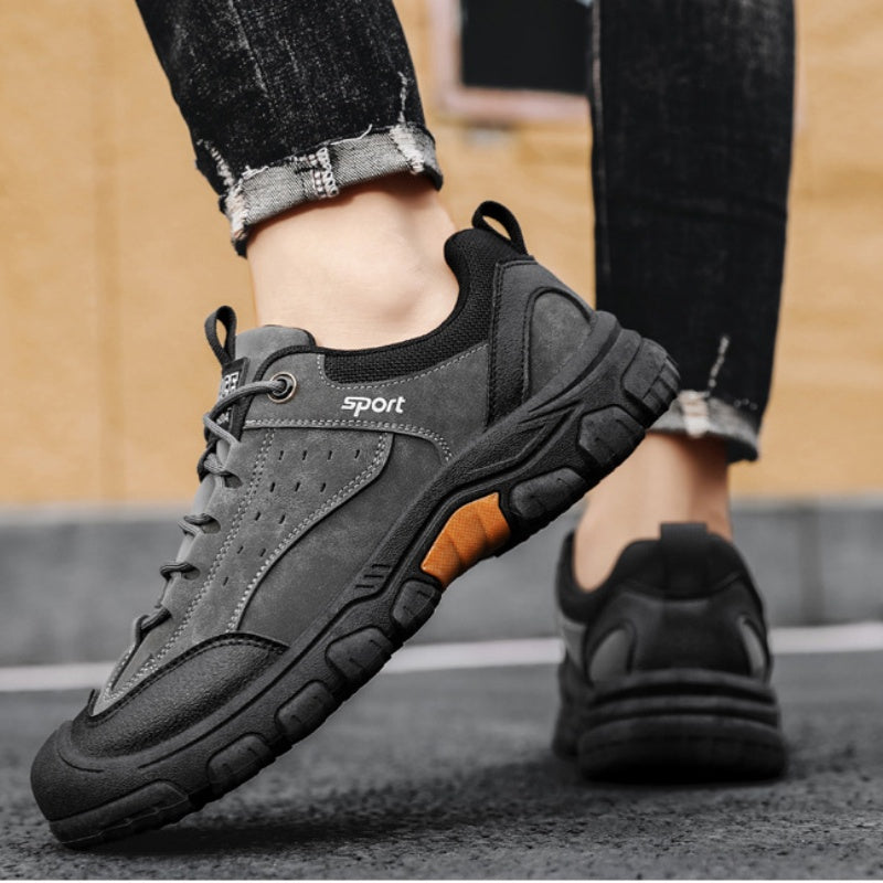 ⏰Limited Time Offer 70%🔥Men's Genuine Leather Comfort Orthopedic Walking Shoes Hiking Shoes