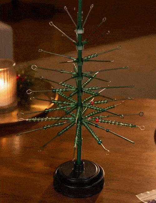 DIY Beaded Christmas Tree