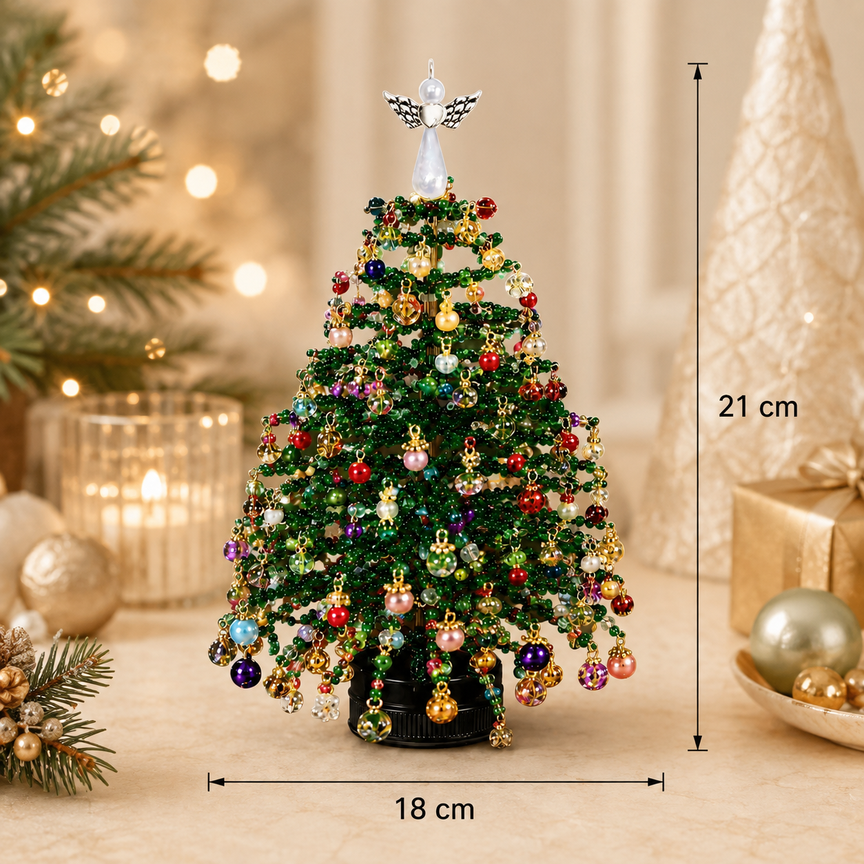 Tabletop DIY Christmas tree