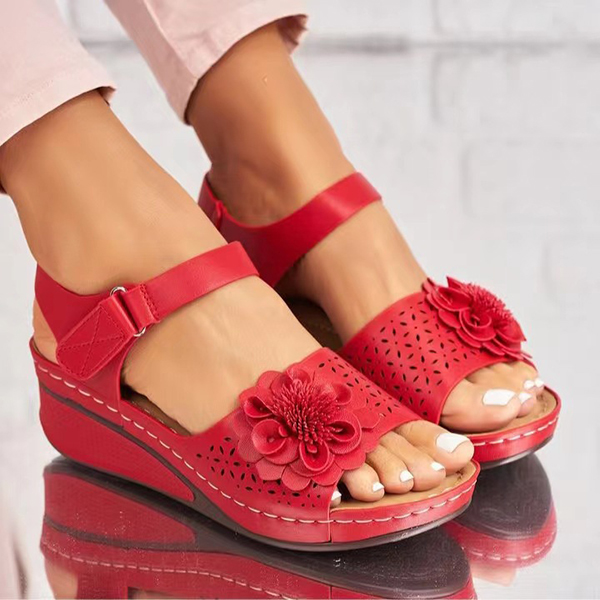 😍Last Day 50% OFF😍-Women's Ankle Buckle Cross Band Straps Orthopedic Sandals