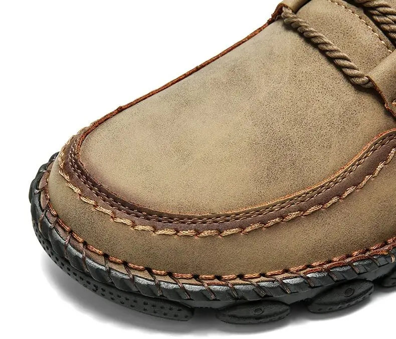 Men's new hand-sewn breathable casual shoes