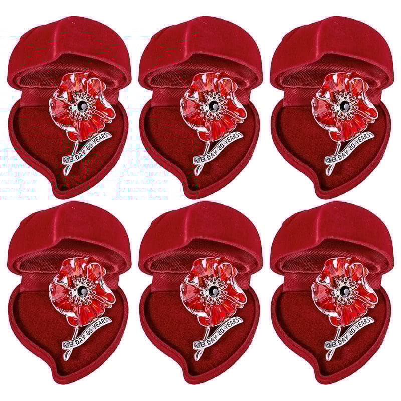 Limited Edition Release - VE Day 80 Poppy Brooch