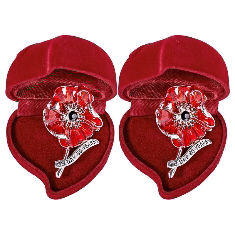 Limited Edition Release - VE Day 80 Poppy Brooch