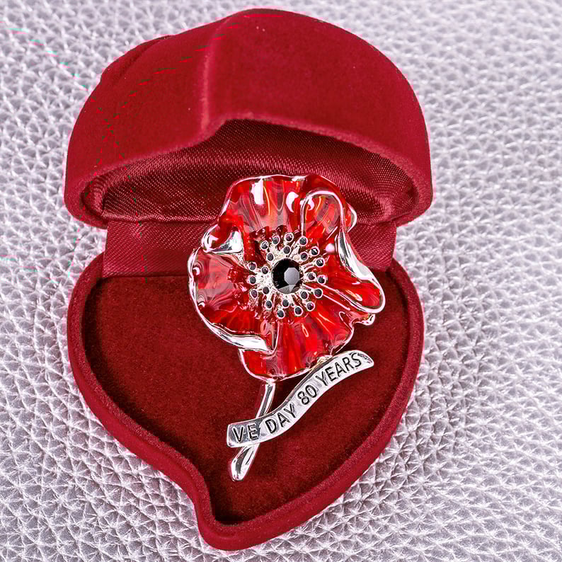 Limited Edition Release - VE Day 80 Poppy Brooch