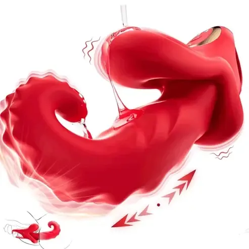 🌹👅2025 New Rose Vibration Series - Big Mouth