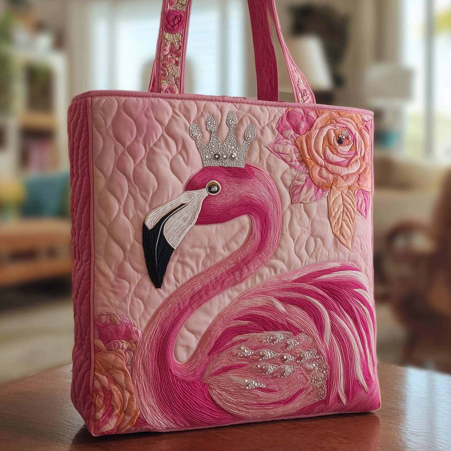 Flamingo Queen Quilted Tote Bag GFTONT1424