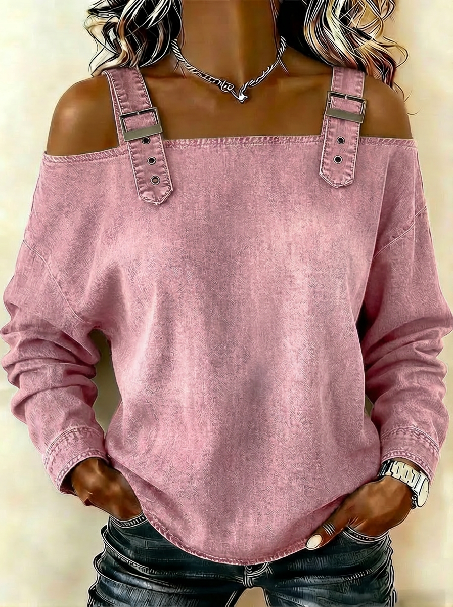 Women's Elegant Slim-Fit Sleeveless Denim Top