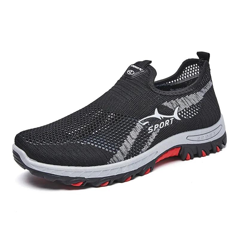 Men's New Breathable Orthopedic Walking Shoes – Soft Inner Lining,Flexible Fit & Slip-Resistant Sole