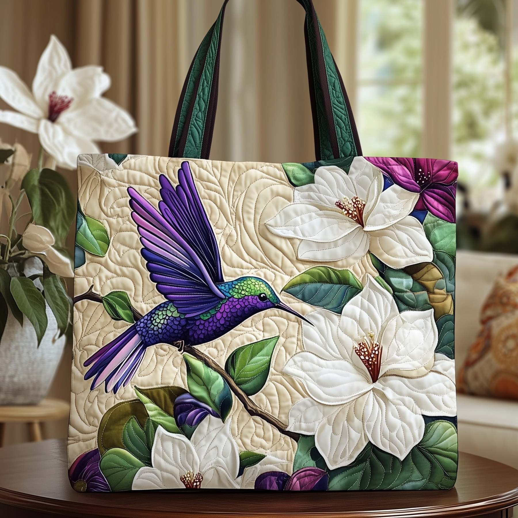 Magnolia Dance Quilted Tote Bag GFTOTP8635