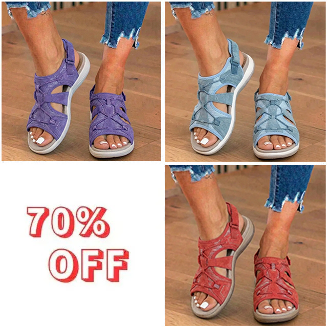 🔥LAST DAY 70% OFF🔥Orthopedic Sport Mesh Sandals - Multi-Strap Adjustable Design