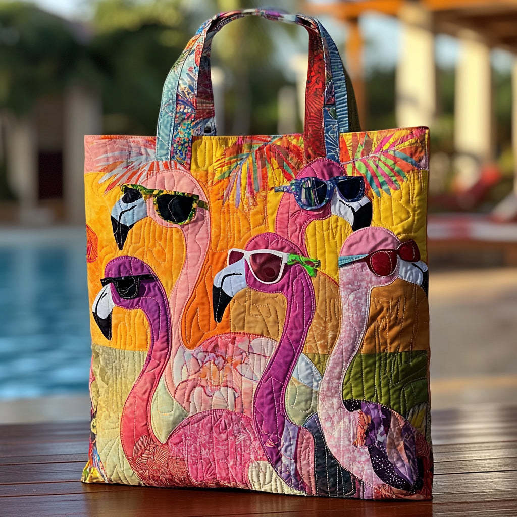 Tropical Sass Quilted Tote Bag NCU0DV6961