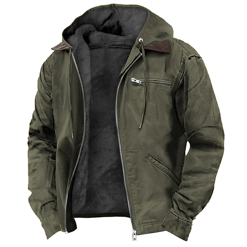 Men Can’t Get Enough of This Cozy Hooded Jacket