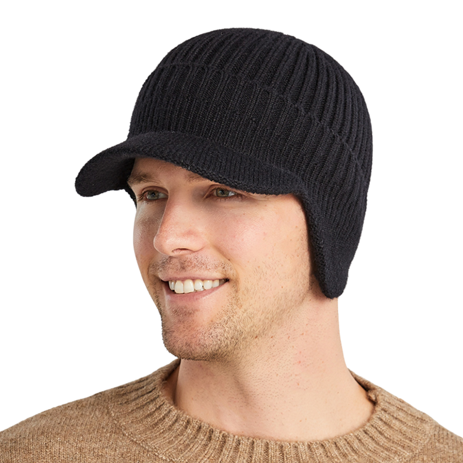 Beanie Skull Cap with Ear-Muff Pads