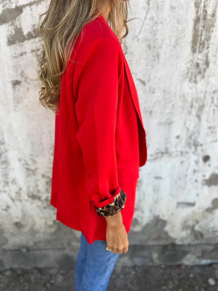 🎅 Christmas Preview Specials🎄Leopard Lined Blazer