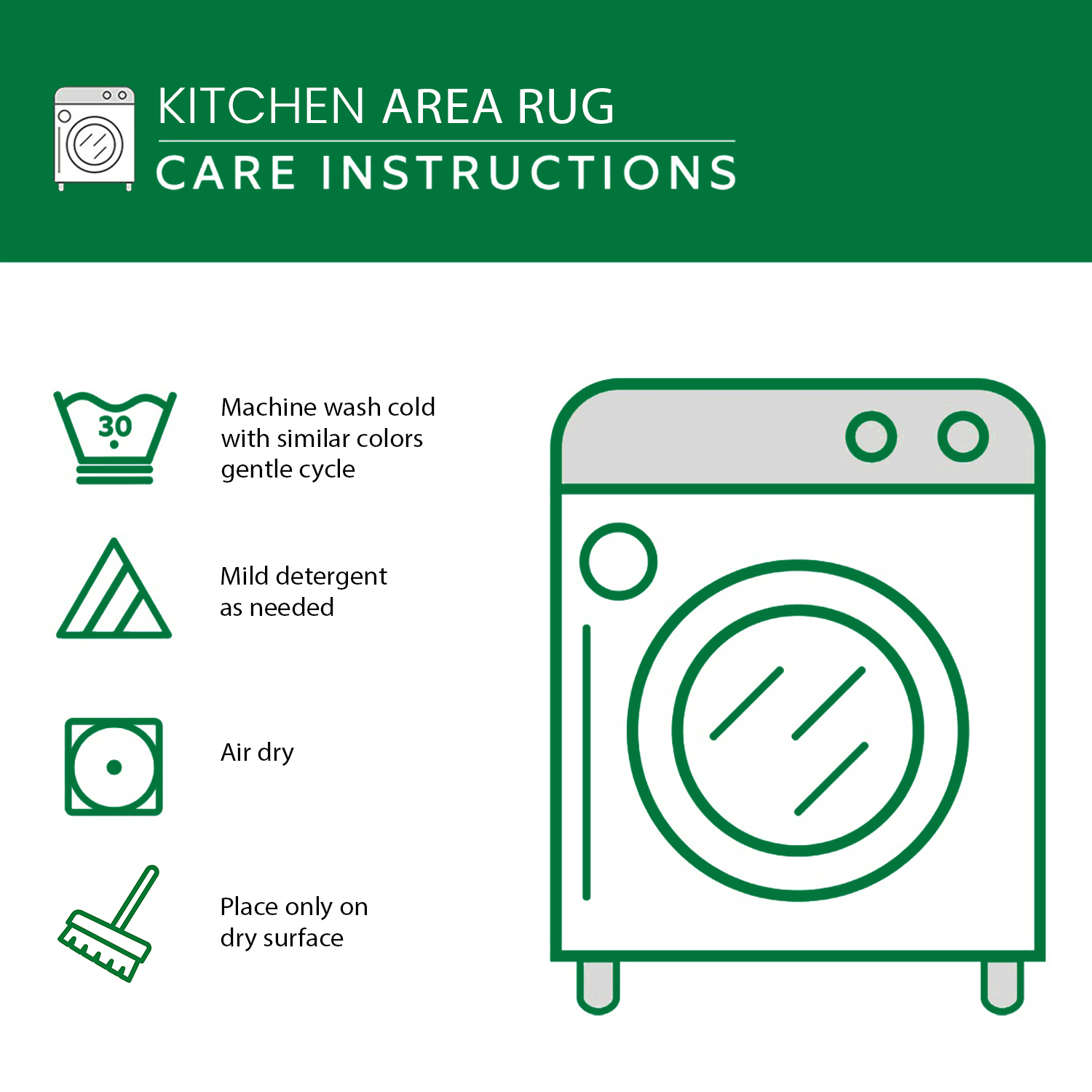 Native Kitchen Area Rug NCU0VT329