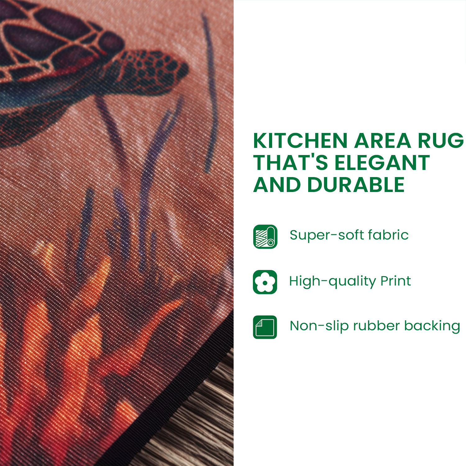 Native Kitchen Area Rug NCU0VT329