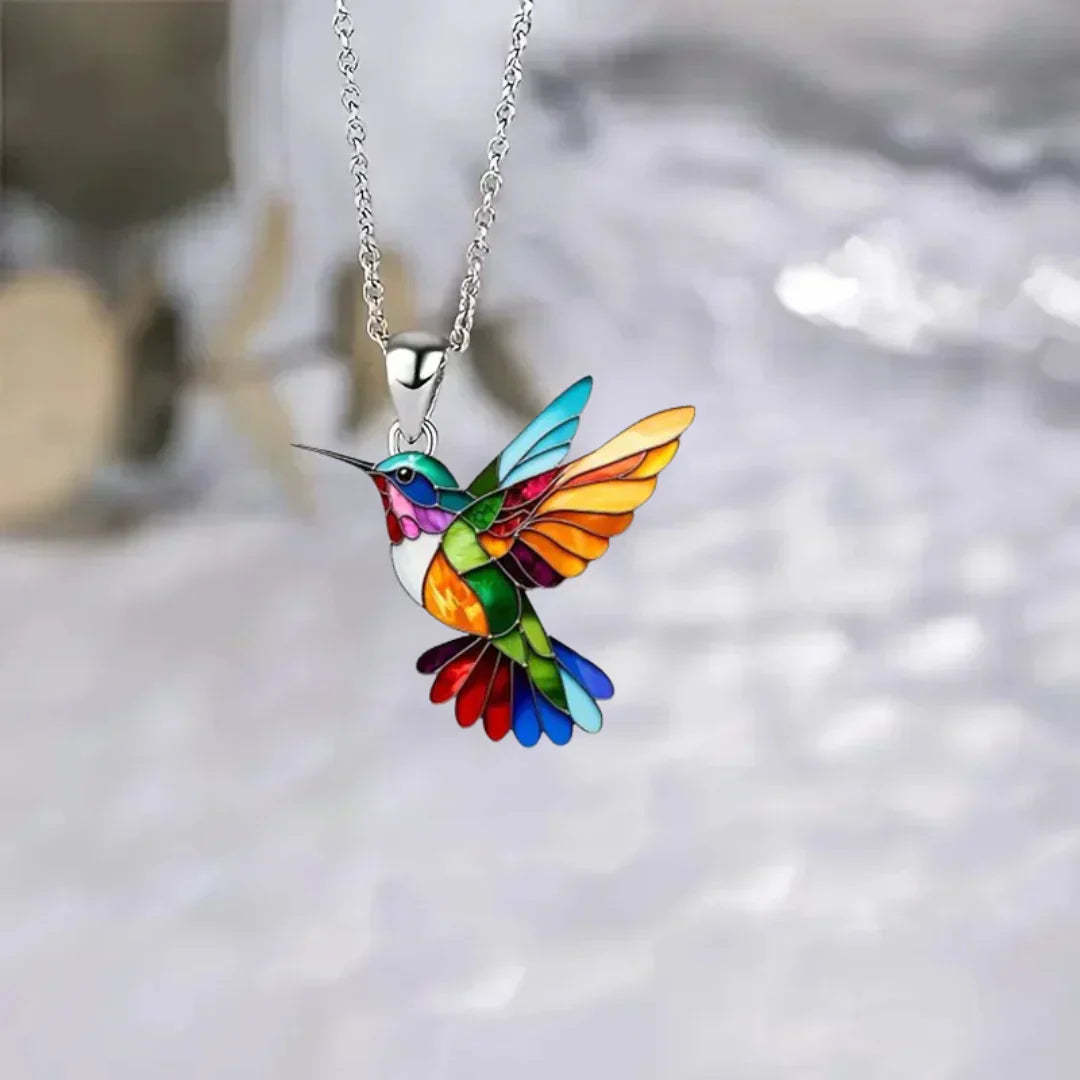 Beautiful Hummingbird Necklace with Bonus Earrings – Limited Time Offer
