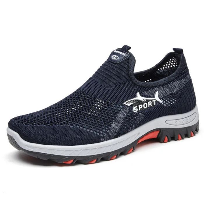 Men's New Breathable Orthopedic Walking Shoes – Soft Inner Lining,Flexible Fit & Slip-Resistant Sole