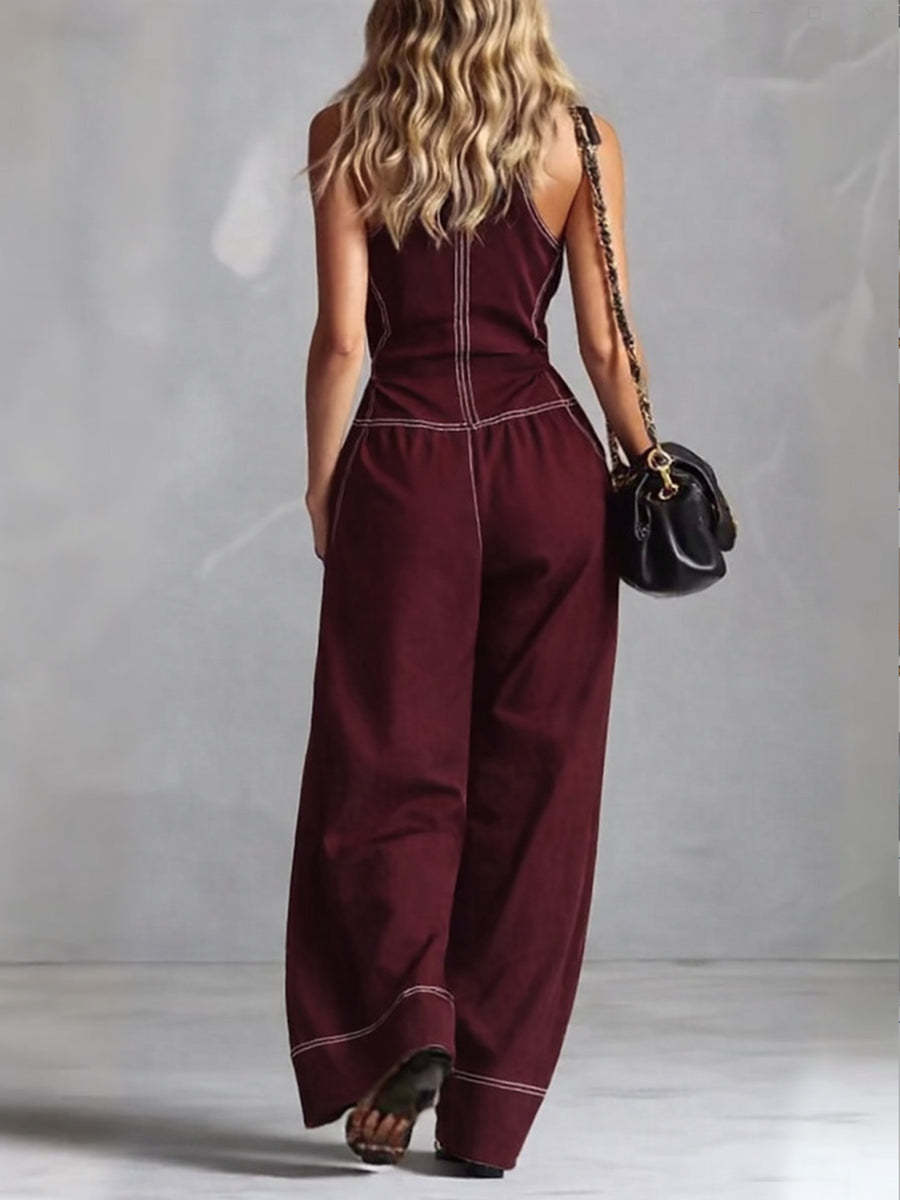 🔥 Casual Zippered Cotton Jumpsuit — The Ultimate Everyday Must-Have