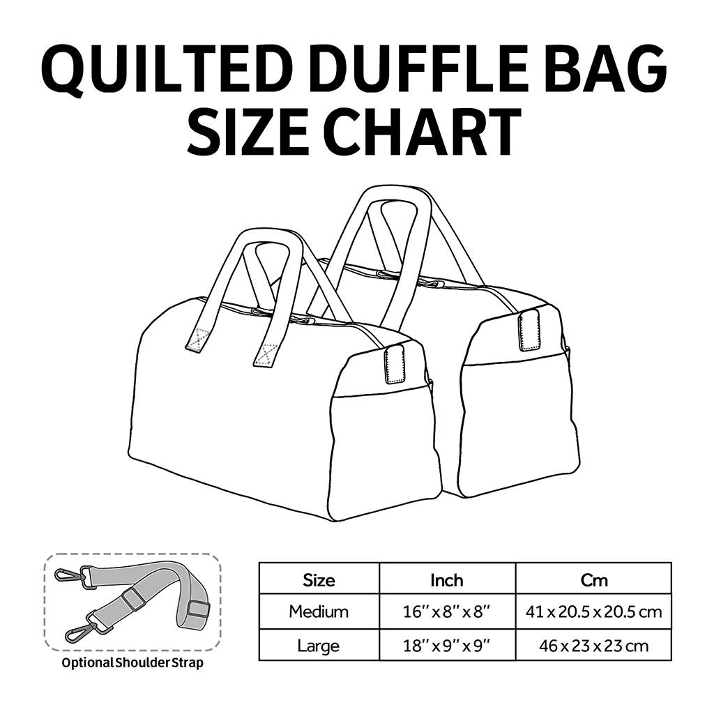 Joyful Miles Quilted Duffle Bag NCU0PT8950