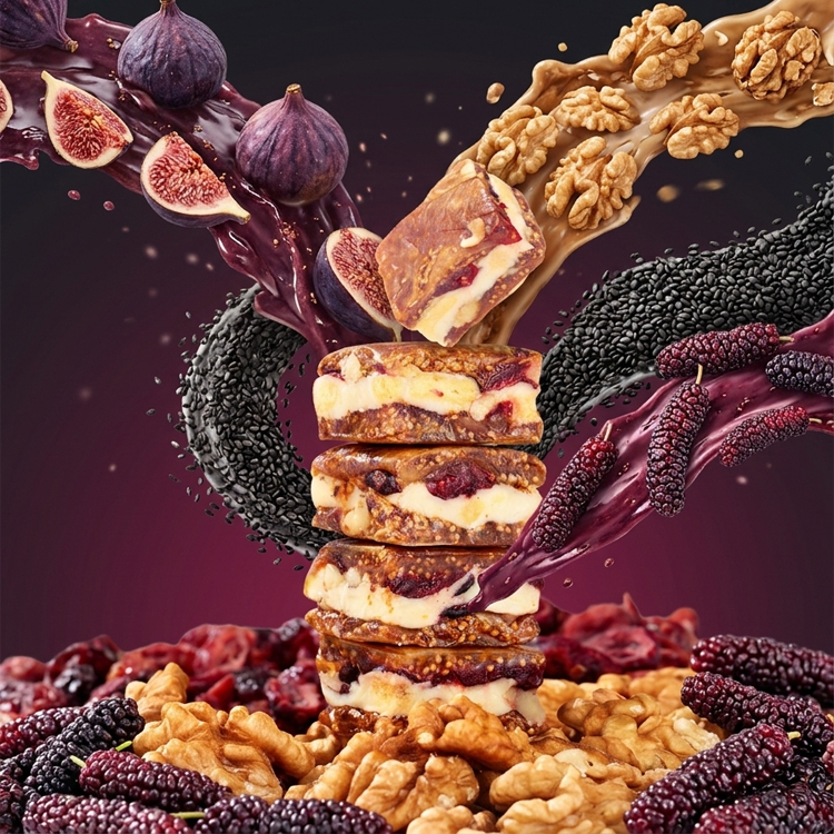 【✨<Available Only 21 Days/Year> Premium California Fig, Walnut & Sesame Superfood Bites, freshly handcrafted and naturally sweet! ✨】