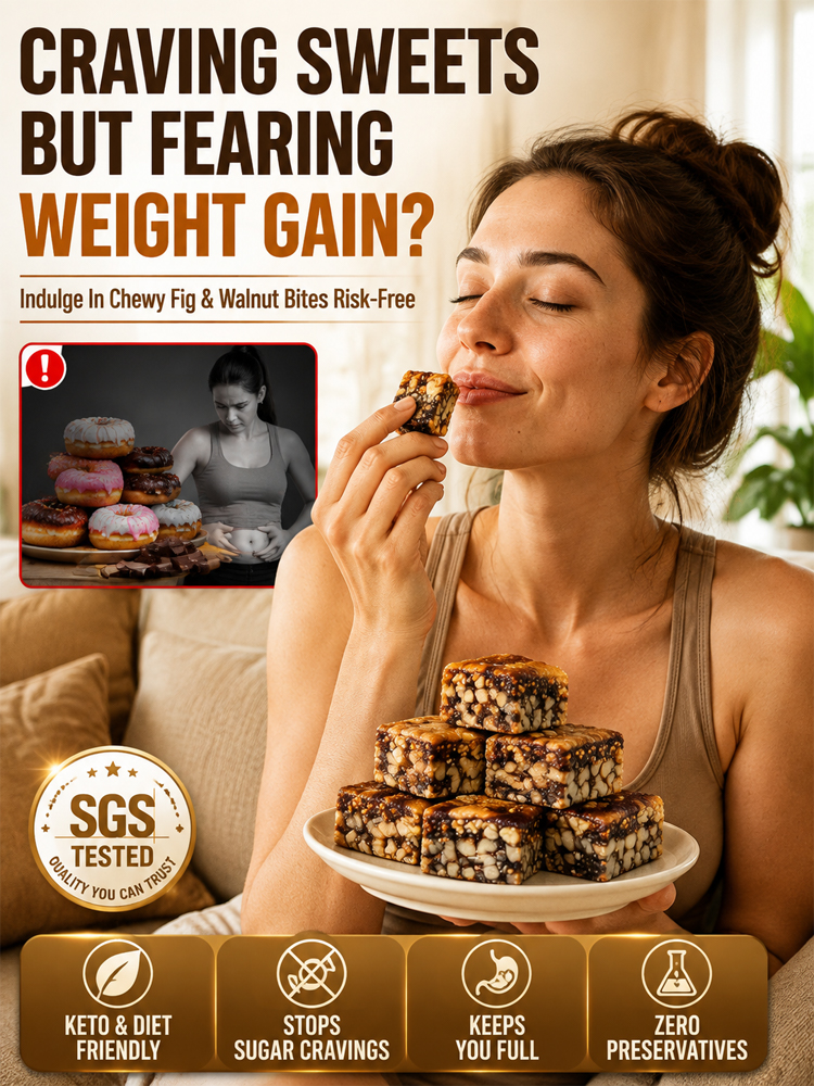 【✨<Available Only 21 Days/Year> Premium California Fig, Walnut & Sesame Superfood Bites, freshly handcrafted and naturally sweet! ✨】