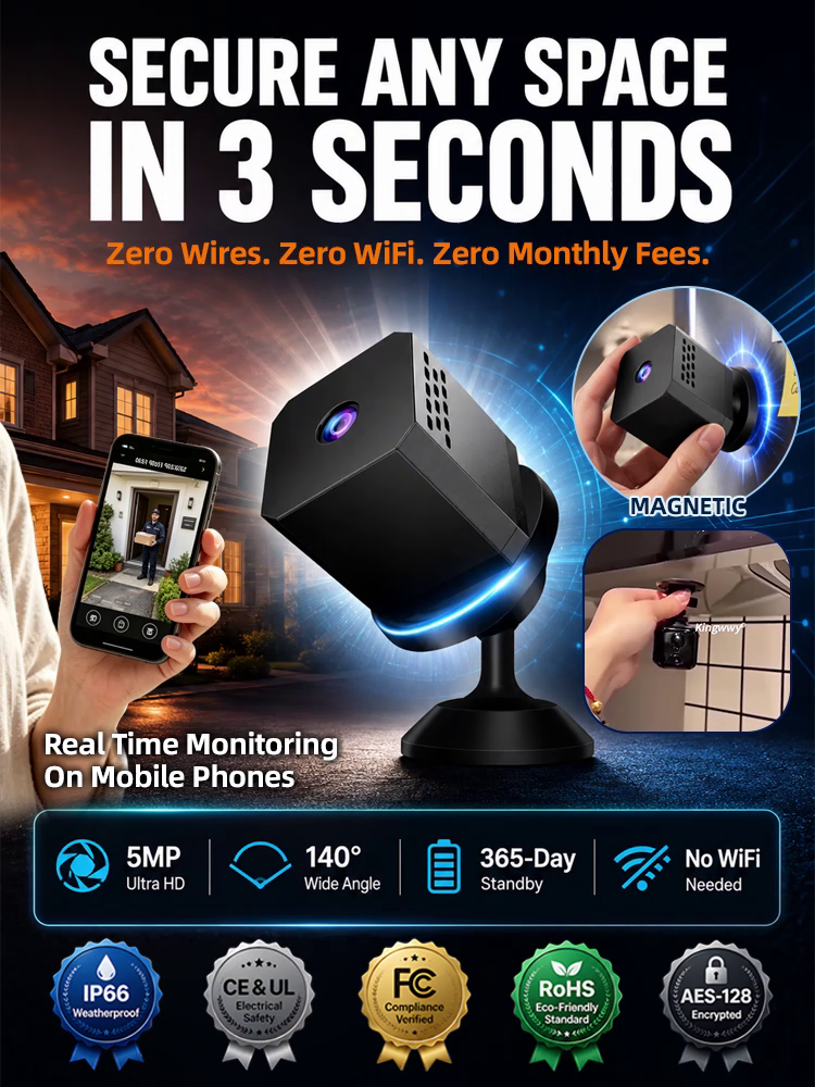 HD Smart Home Security Camera with Easy DIY Installation and Instant Phone Alerts