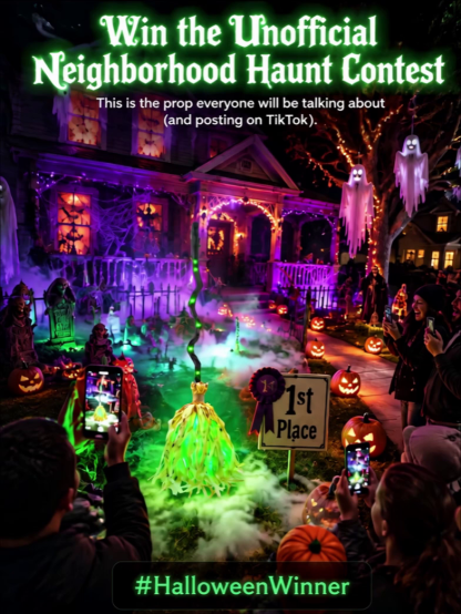 🔥 Premium Haunt Quality 🔥 👍 Win the Neighborhood Haunt Contest, 2.4M TikTok likes, 99% neighbor-terrifying rate! 👍