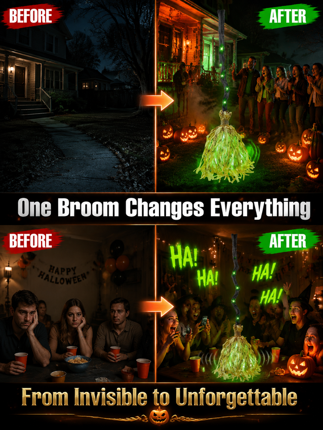 🔥 Premium Haunt Quality 🔥 👍 Win the Neighborhood Haunt Contest, 2.4M TikTok likes, 99% neighbor-terrifying rate! 👍