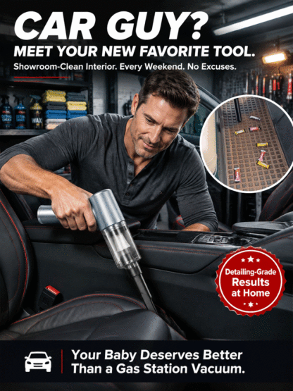 🌪️⚡ 36,000 Pa storm-force suction erases all dirt instantly!