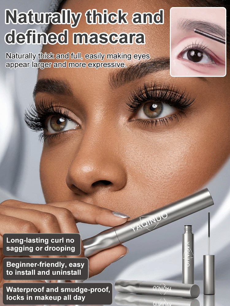 Stop Glue Mess 👁️ Pro 3-in-1 Tubing Mascara: Instant Lash Length and Clump-Free Definition ⚡